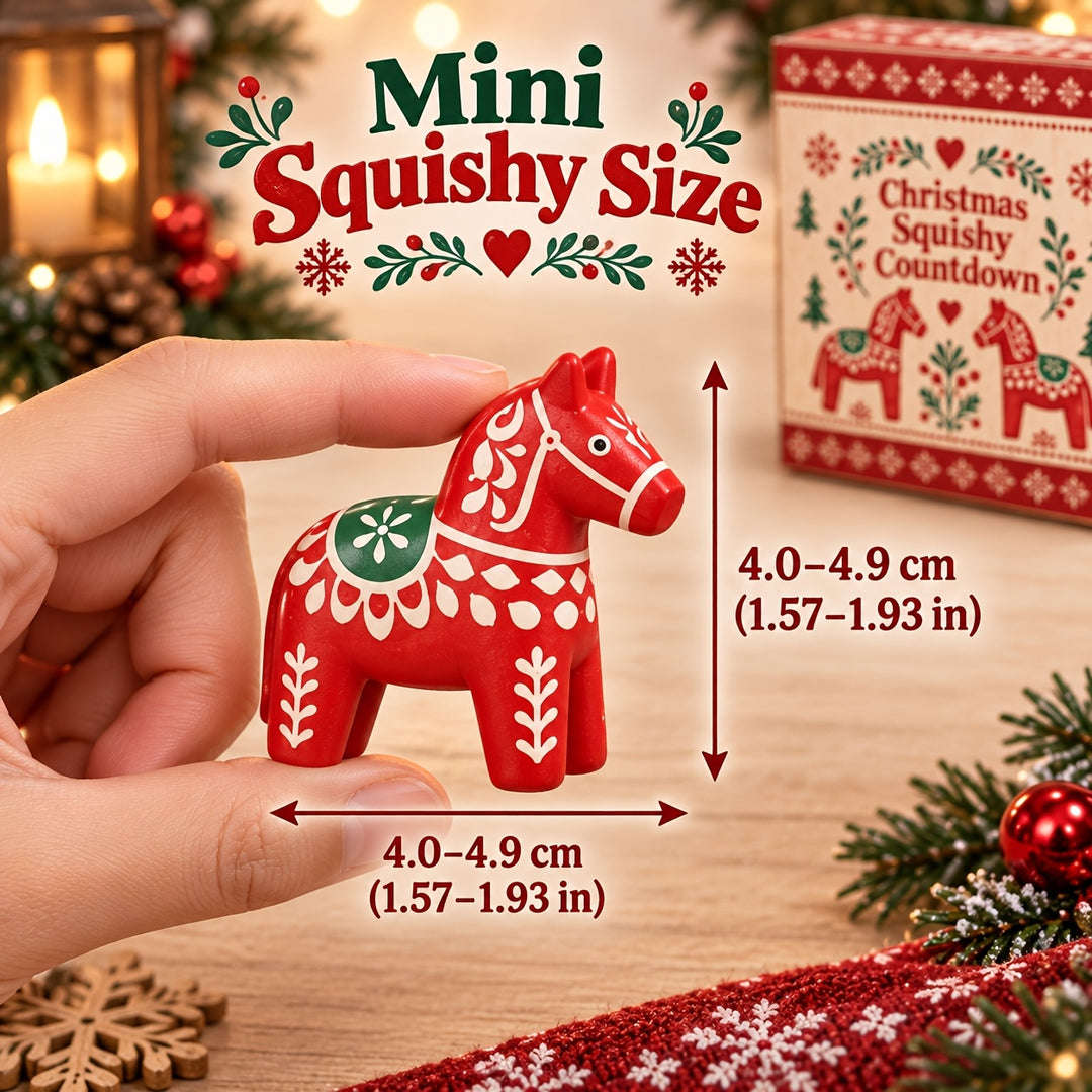 24pcs Christmas Squishy Countdown Advent Calendar