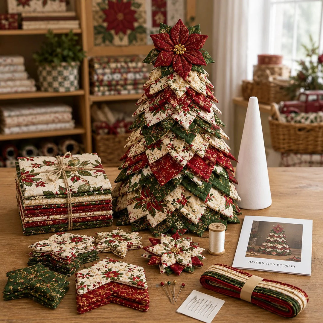Quilted Santa DIY Christmas Tree Kit