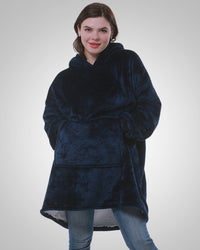 Diana | Women's Oversized Hooded Fleece Blanket