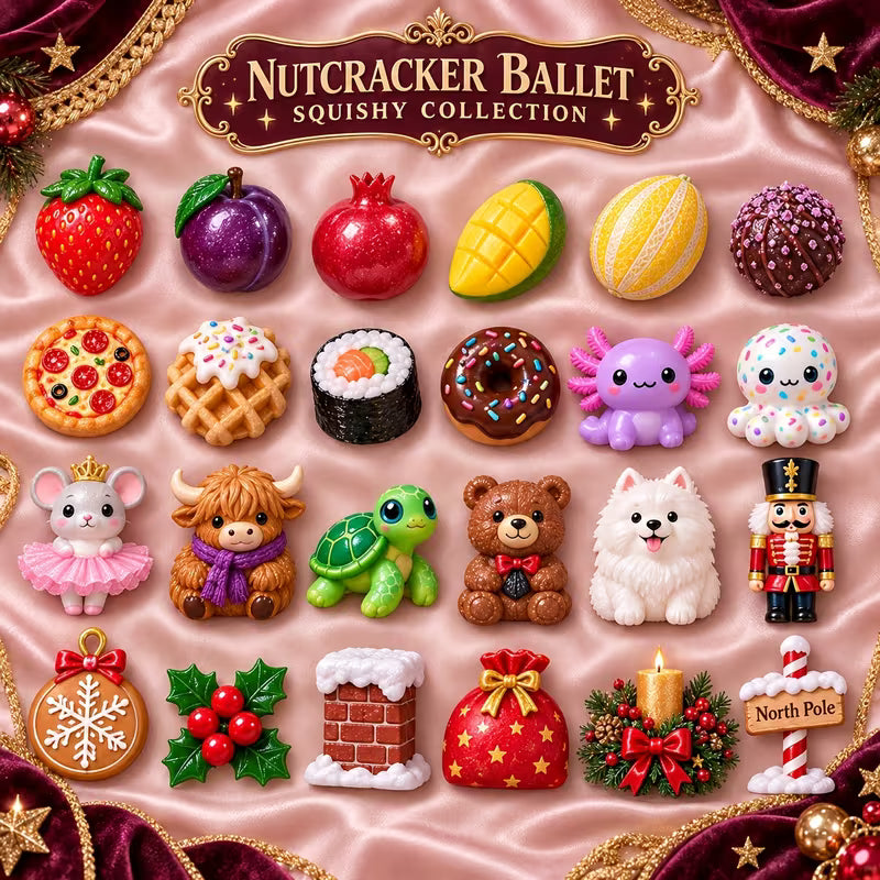 24pcs Christmas Gift Squishy Advent Calendar