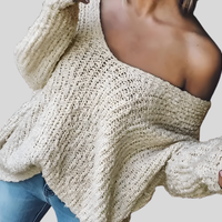 Rosalie | Women's Off-Shoulder Long Sleeve Sweater