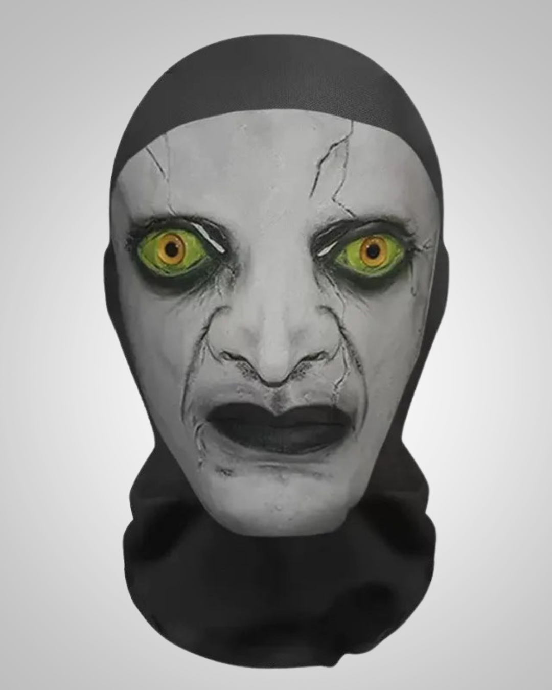 Halloween 3D Ghost Face with Mesh and Elastic Fit