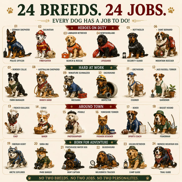 Dog Advent Calendar - 24 Breeds