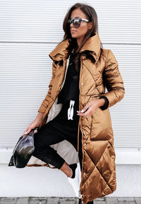 Sienna | Women's Quilted Cotton Parka Jacket