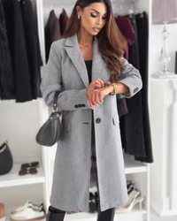 Rachel | Women's Tailored Button-Front Coat