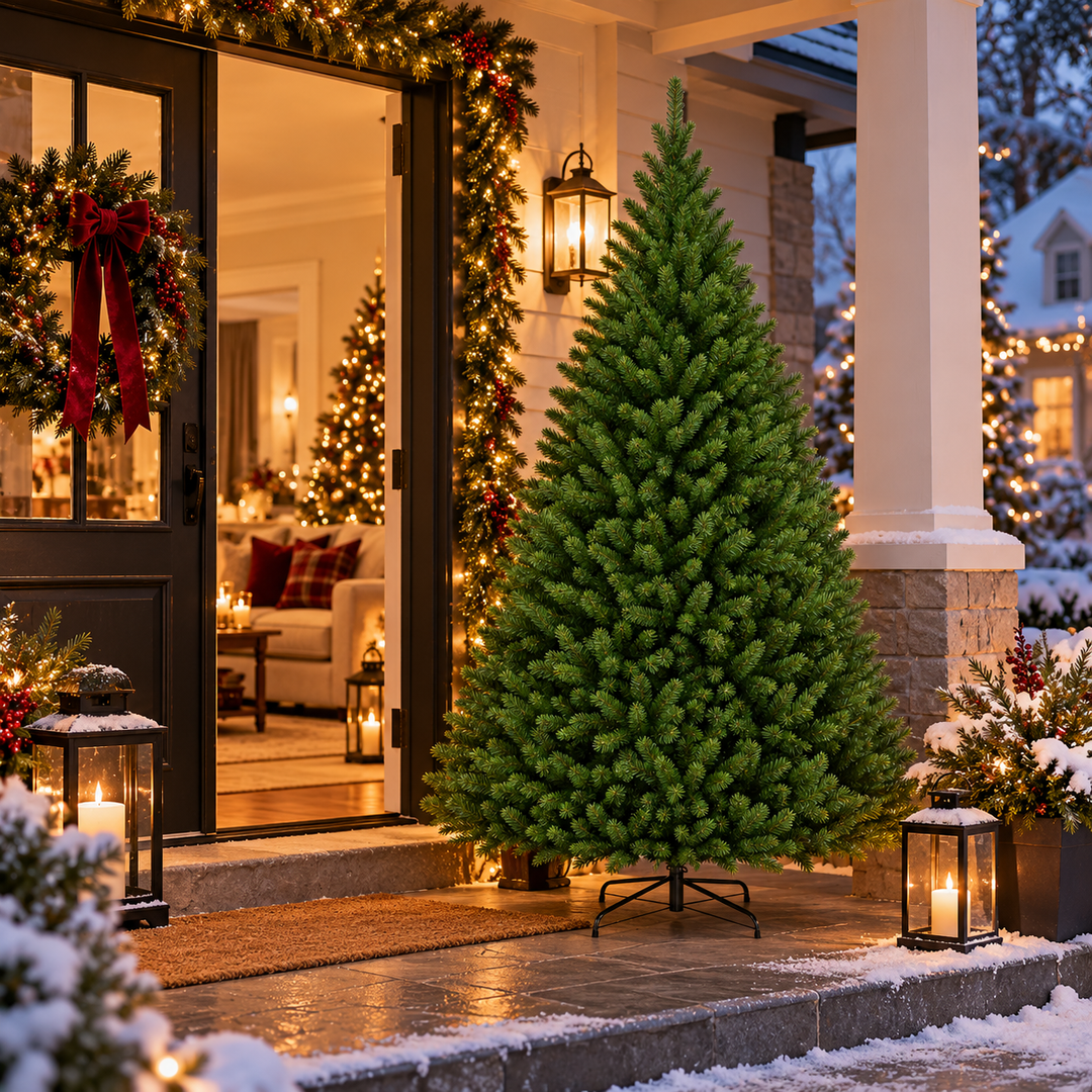 Artificial Christmas Tree Dense Green PVC Branches 120 cm