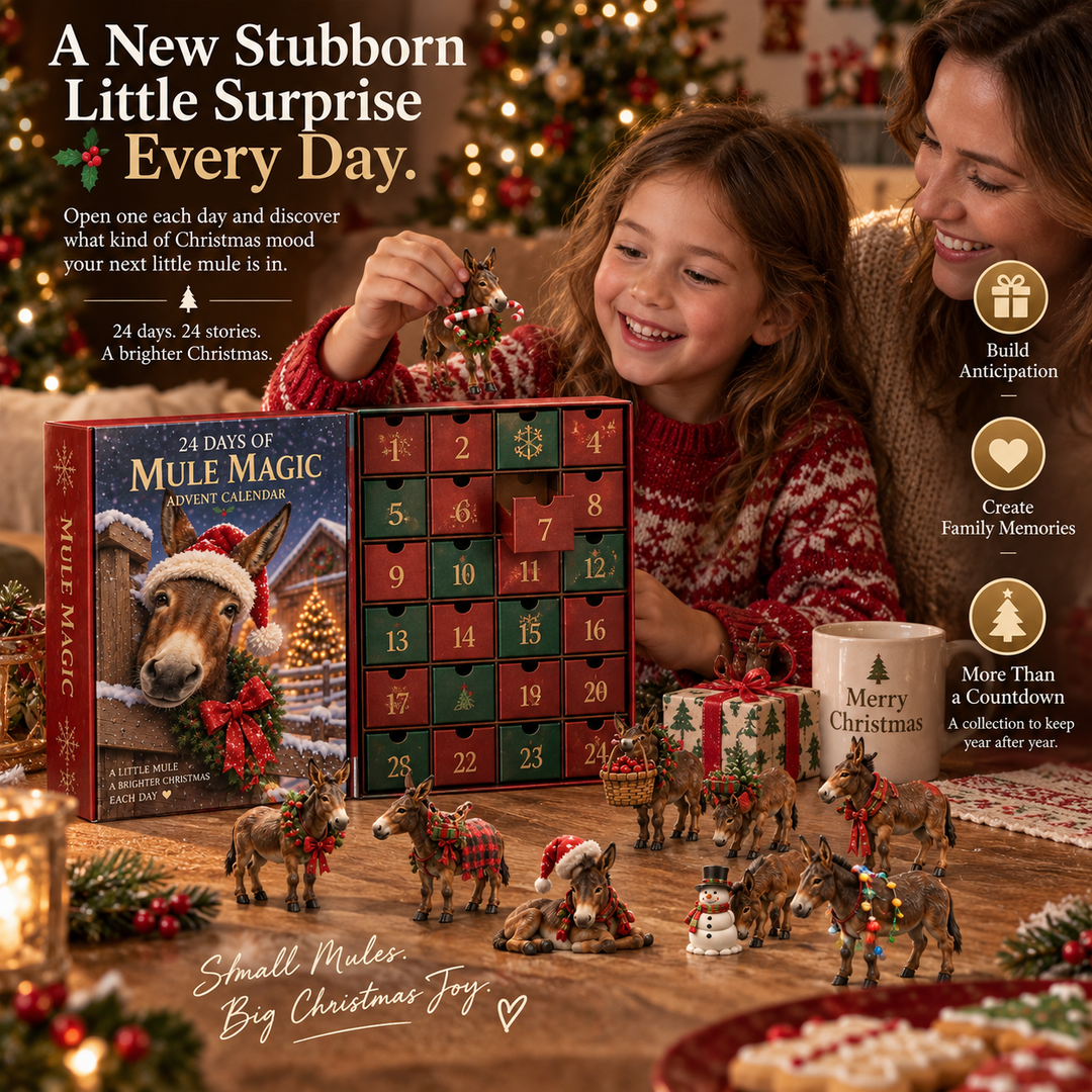 24 Days Mule Magic Animal Advent Calendar