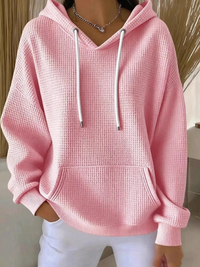 Cecily | Women's Soft Textured Hooded Jumper