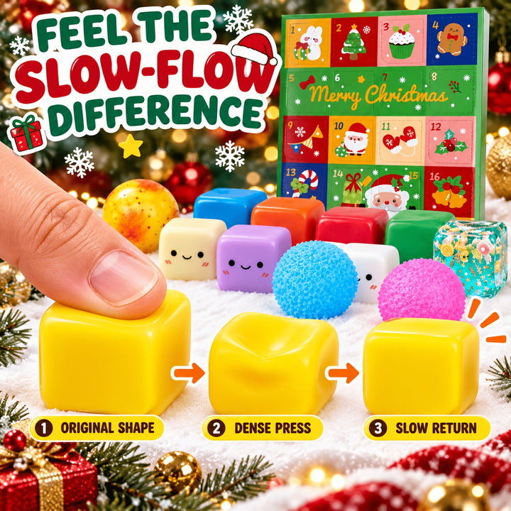 24pcs Christmas Squishy Advent Calendar