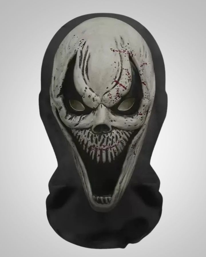 Halloween 3D Ghost Face with Mesh and Elastic Fit