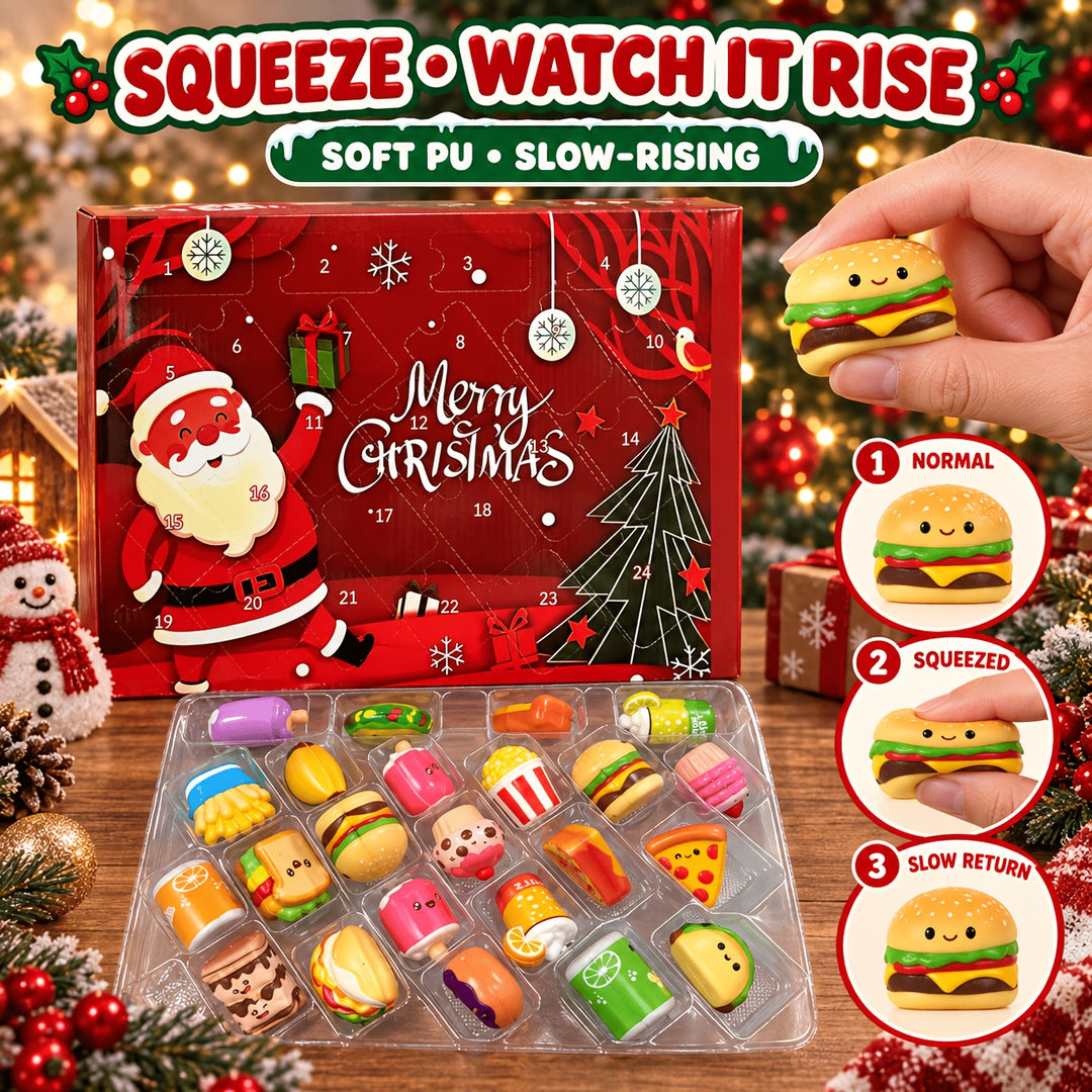 Christmas Squeeze Squishy Food Advent Calendar
