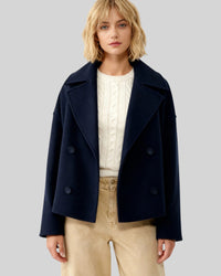 Hazel | Women's Winter Short Coat With Buttons