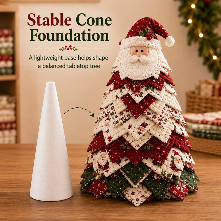 Quilted Santa DIY Christmas Tree Kit