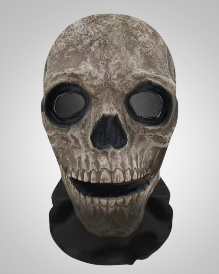 Halloween 3D Ghost Face with Mesh and Elastic Fit