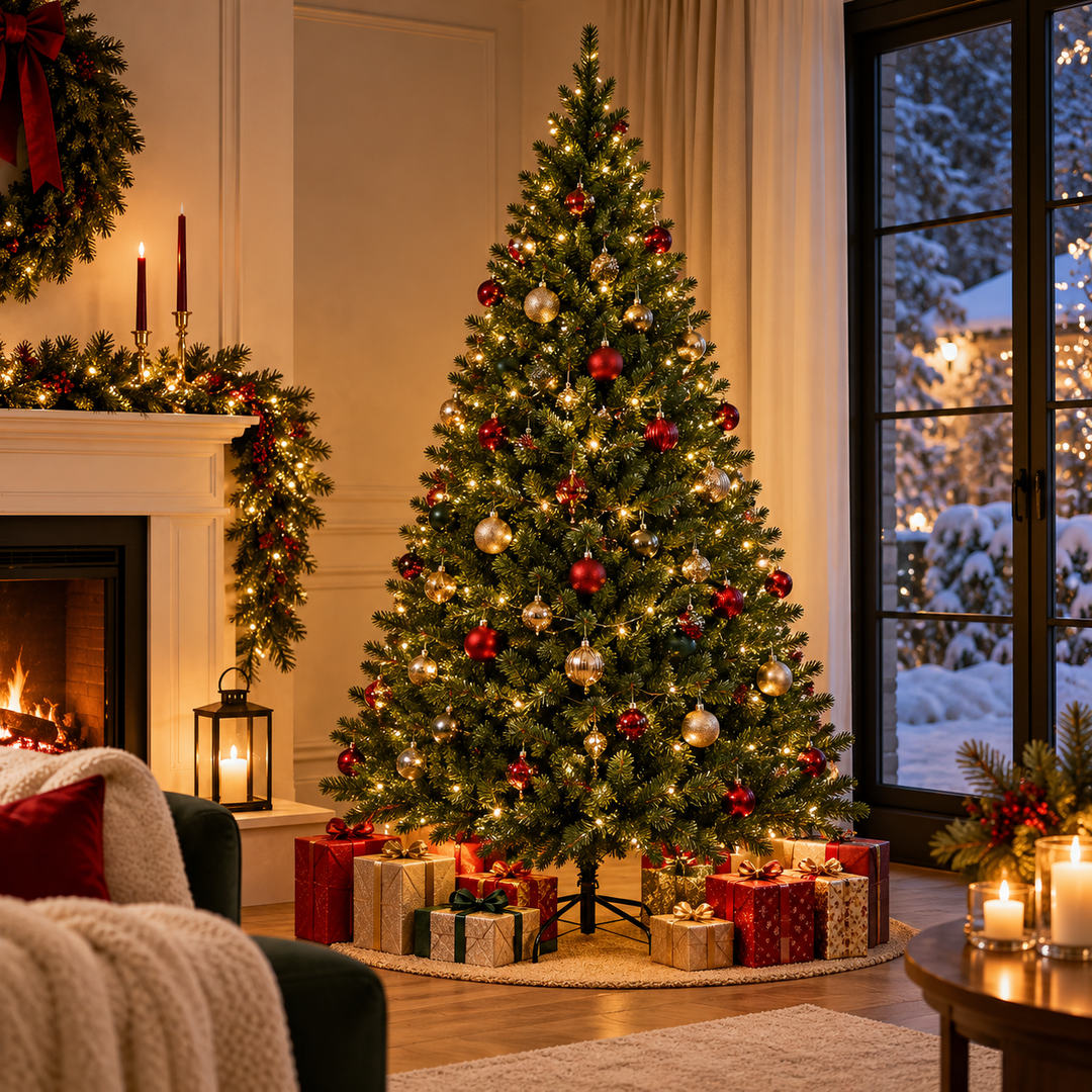 Artificial Christmas Tree Dense Green PVC Branches 120 cm