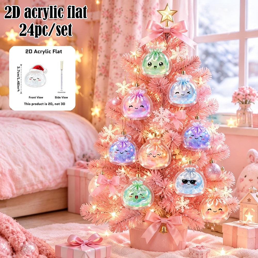 24pcs/Set Dumpling Ornament Advent Calendar