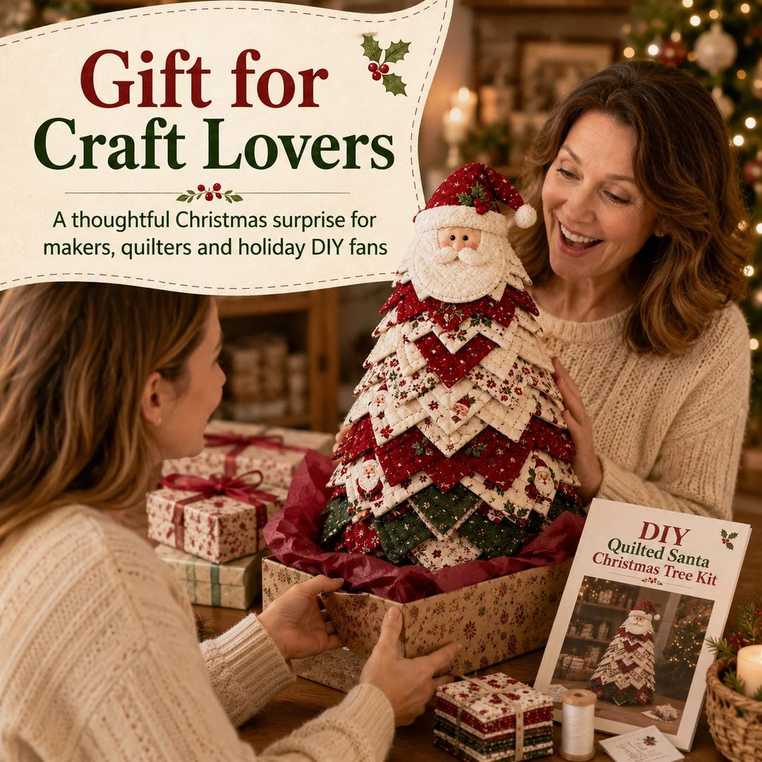 Quilted Santa DIY Christmas Tree Kit