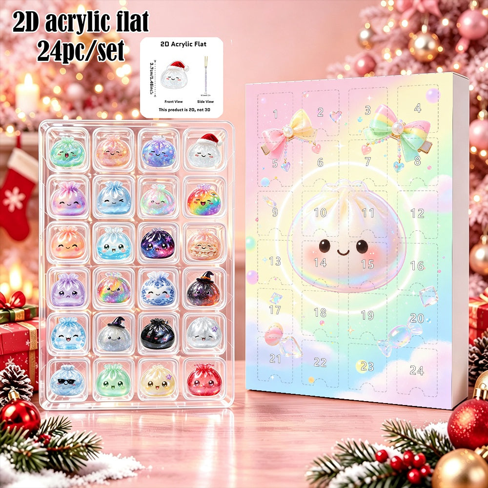 24pcs/Set Dumpling Ornament Advent Calendar