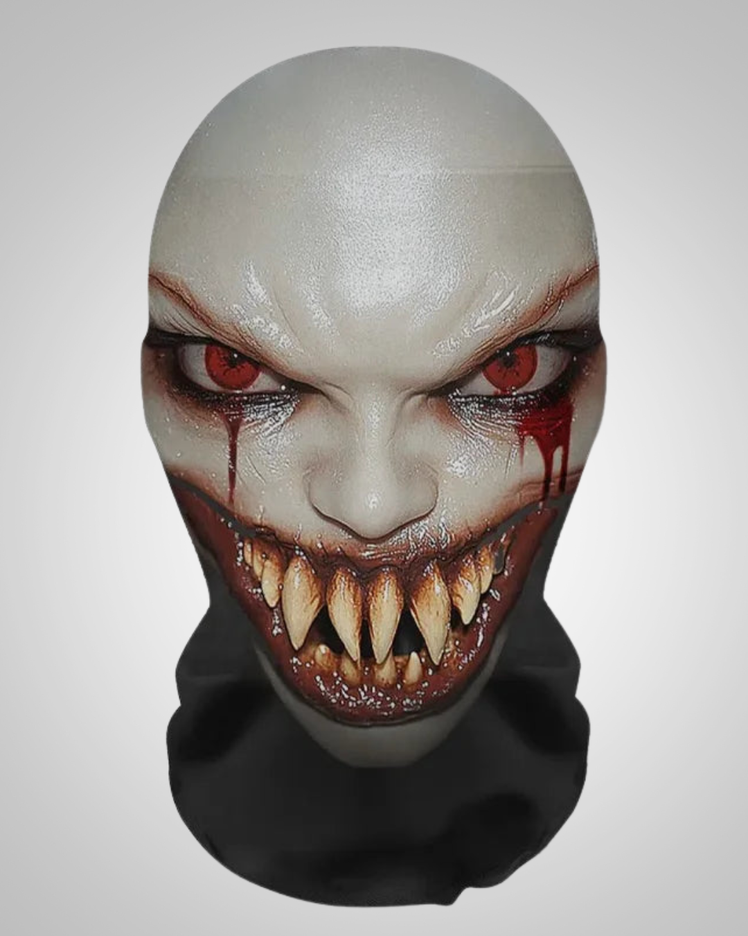 Halloween 3D Ghost Face with Mesh and Elastic Fit