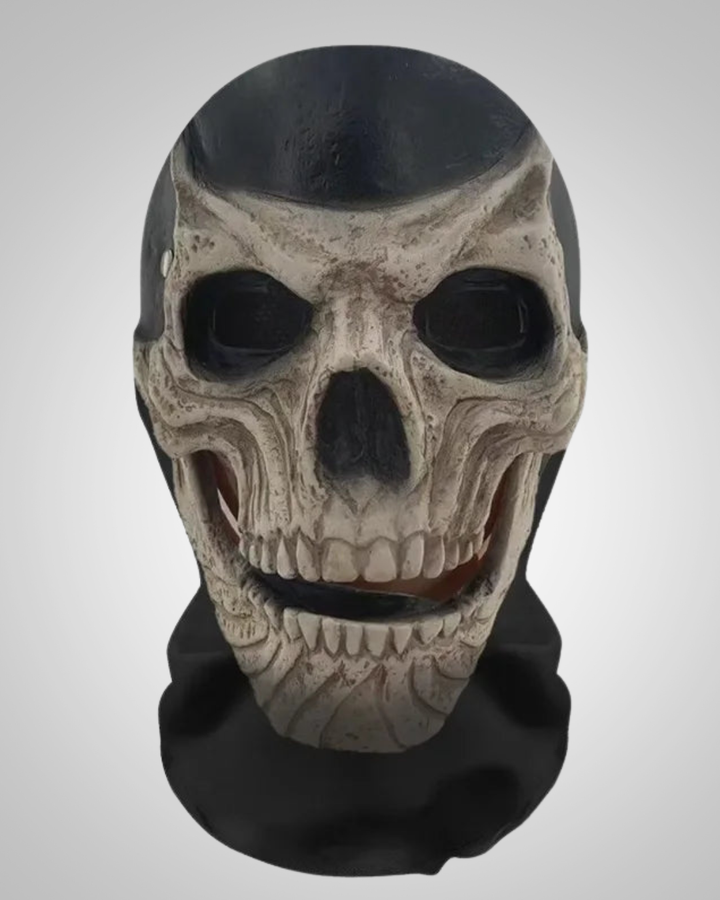 Halloween 3D Ghost Face with Mesh and Elastic Fit