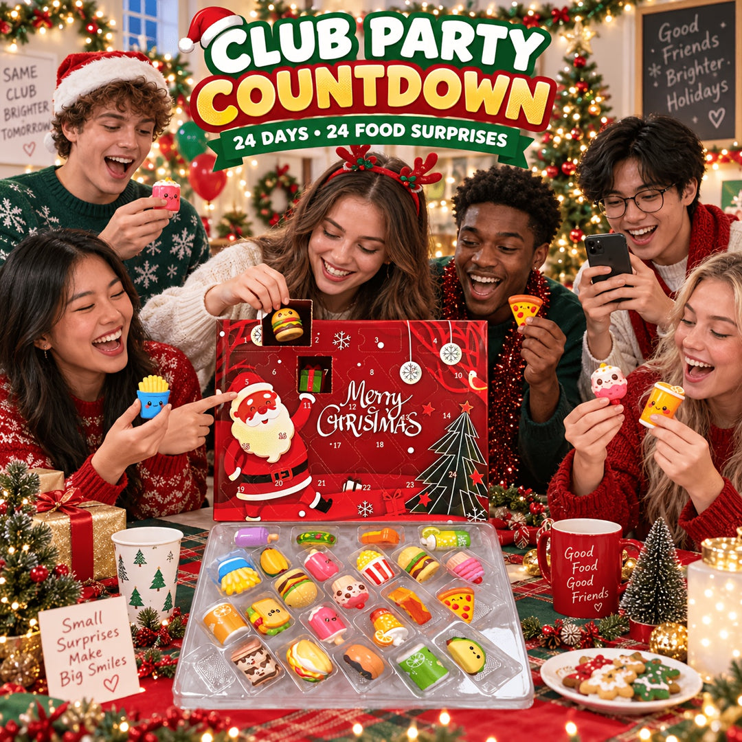 Christmas Squeeze Squishy Food Advent Calendar