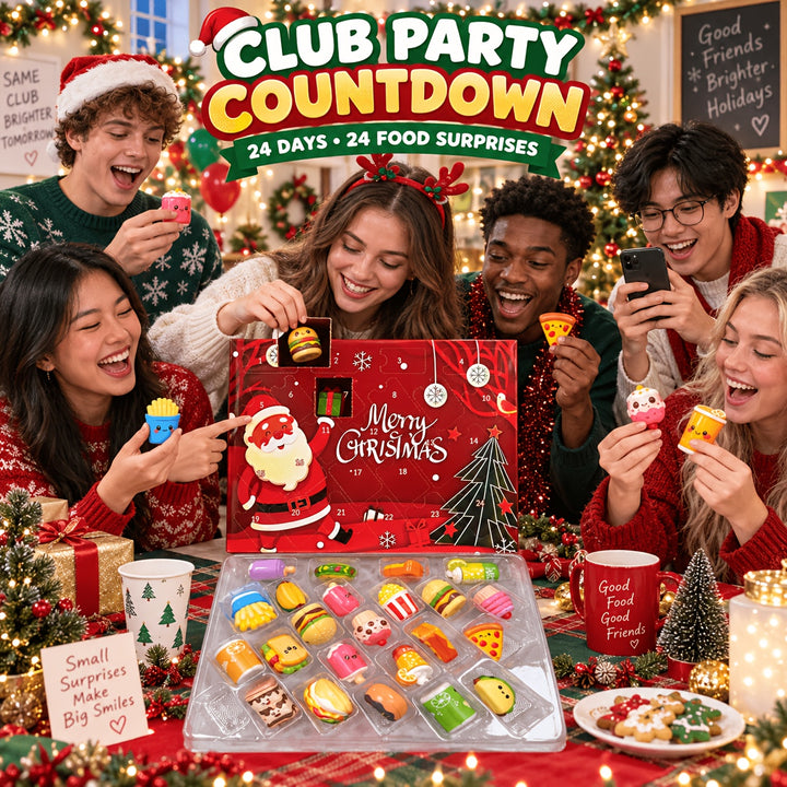 Christmas Squeeze Squishy Food Advent Calendar