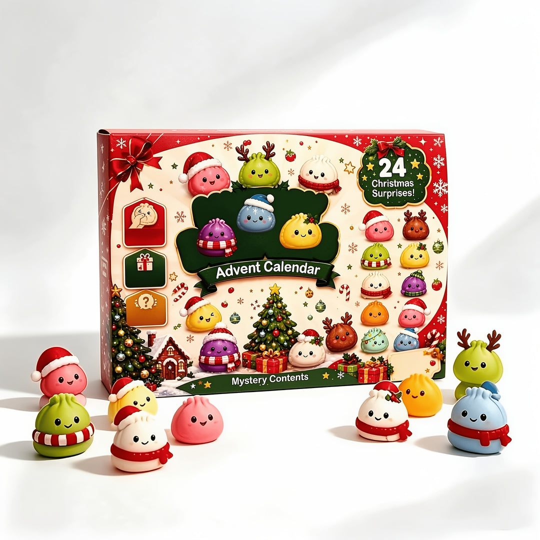 24pcs Christmas Squishy Dumpling Advent Calendar
