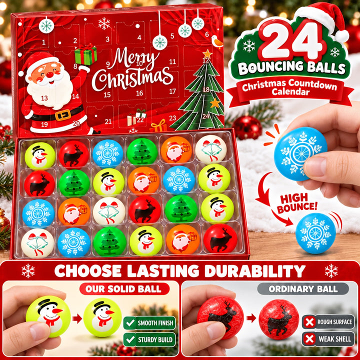 24pcs of Christmas Countdown Squishy Advent Calendar