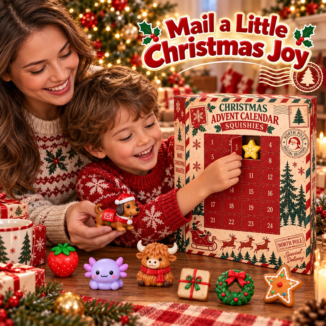 Multi-Item Christmas Squishy Advent Calendar Gifts