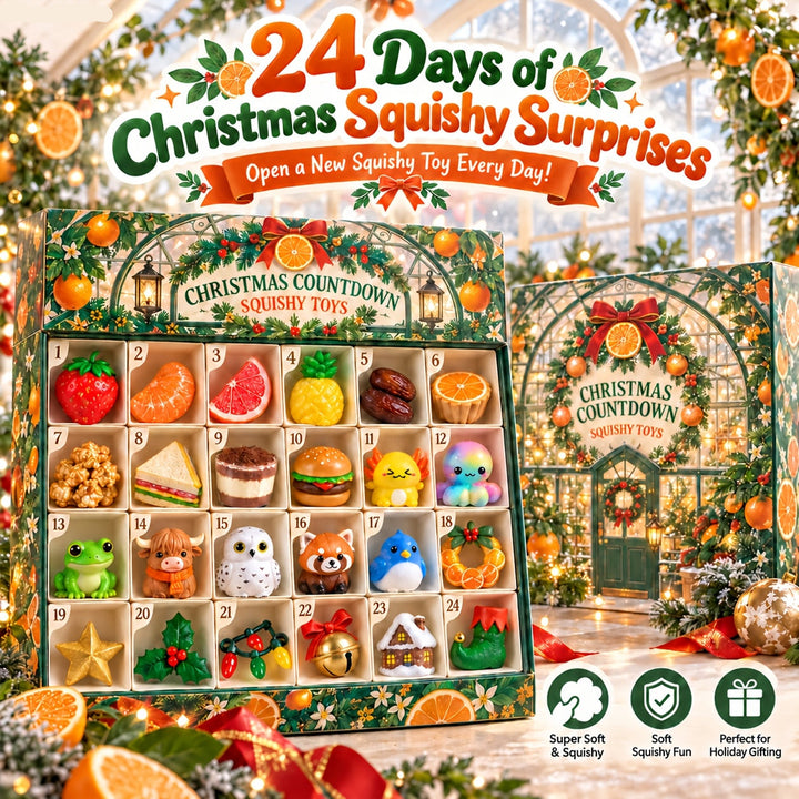 Party Favor Packs Christmas Squishy Advent Calendar