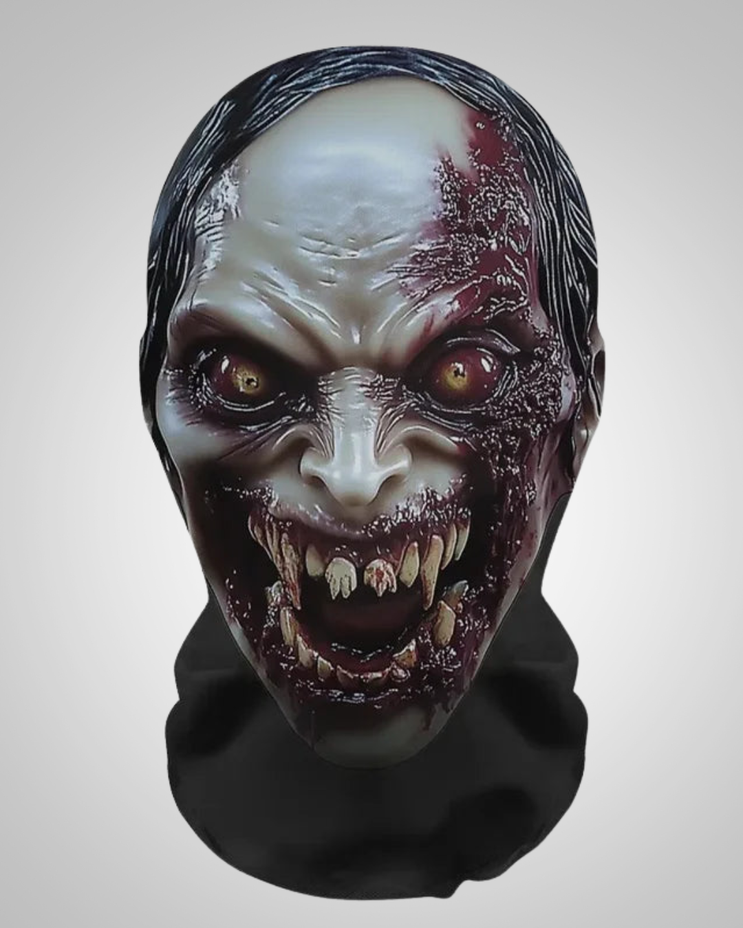 Halloween 3D Ghost Face with Mesh and Elastic Fit