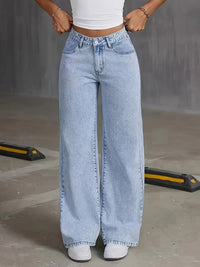 Esme | Women's High-Waisted Wide-Leg Jeans
