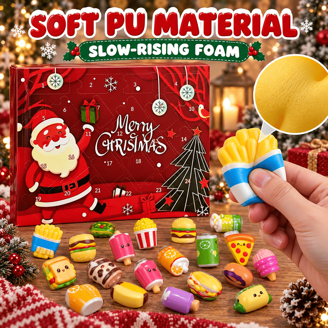 Christmas Squeeze Squishy Food Advent Calendar
