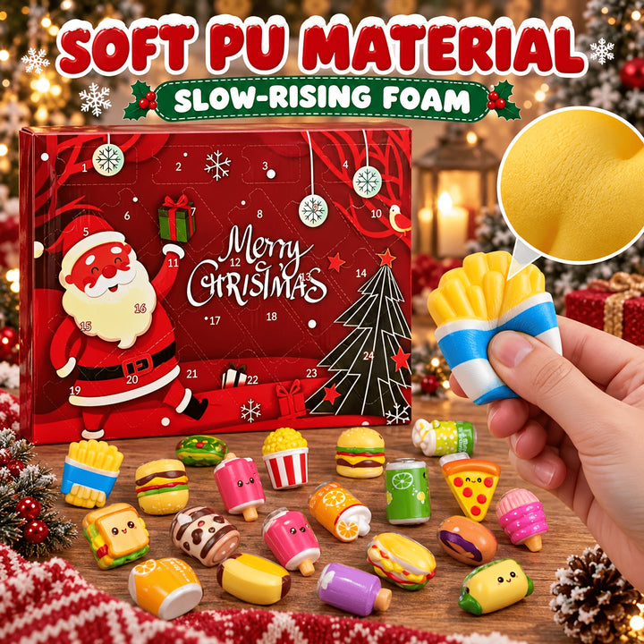 Christmas Squeeze Squishy Food Advent Calendar