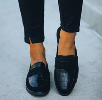Amoura | Women’s Almond Toe Textured Loafers