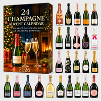 24 Champagne Advent Calendar with Collectible Miniature Bottles