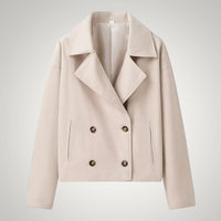 Jacqueline | Women's Double Breasted Wool Pea Coat