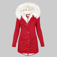 Clara | Women's Winter Hooded Drawstring Parka Jacket