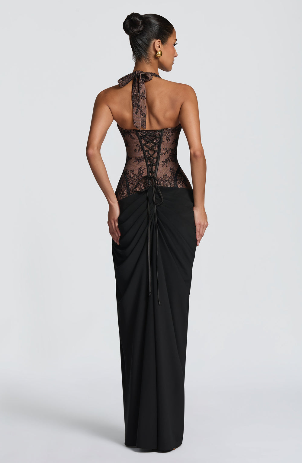 Alessia | Women's Lace Corset Wedding Guest Dress