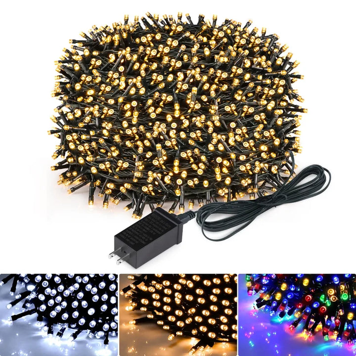 Outdoor Christmas Lights Multicolor LED String