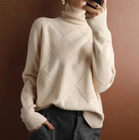 Romilly | Women's Diamond Knit Cashmere Sweater