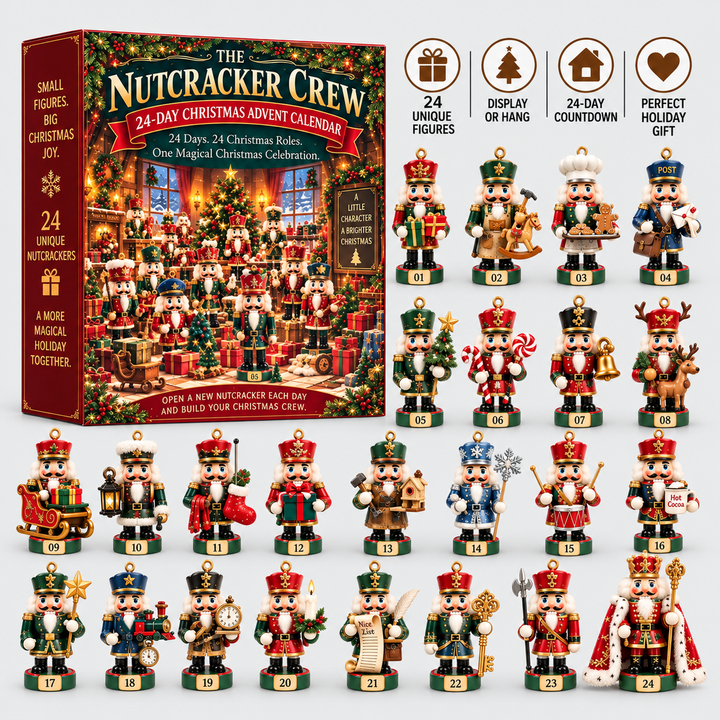 Nutcracker Advent Calendar with 24 Unique Collectible Figures