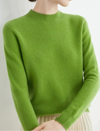 Phoebe | Women's Soft Mock-Neck Sweater