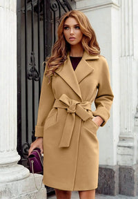 Camille | Women's Winter Side Pockets Trench Coat