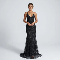 Holly | Women's Elegant Embroided Evening Dress