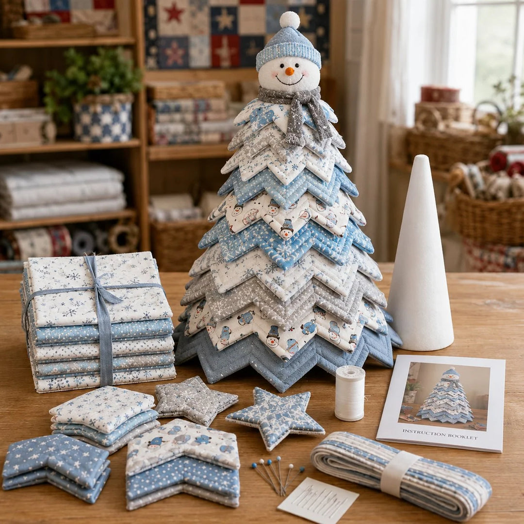 Quilted Santa DIY Christmas Tree Kit