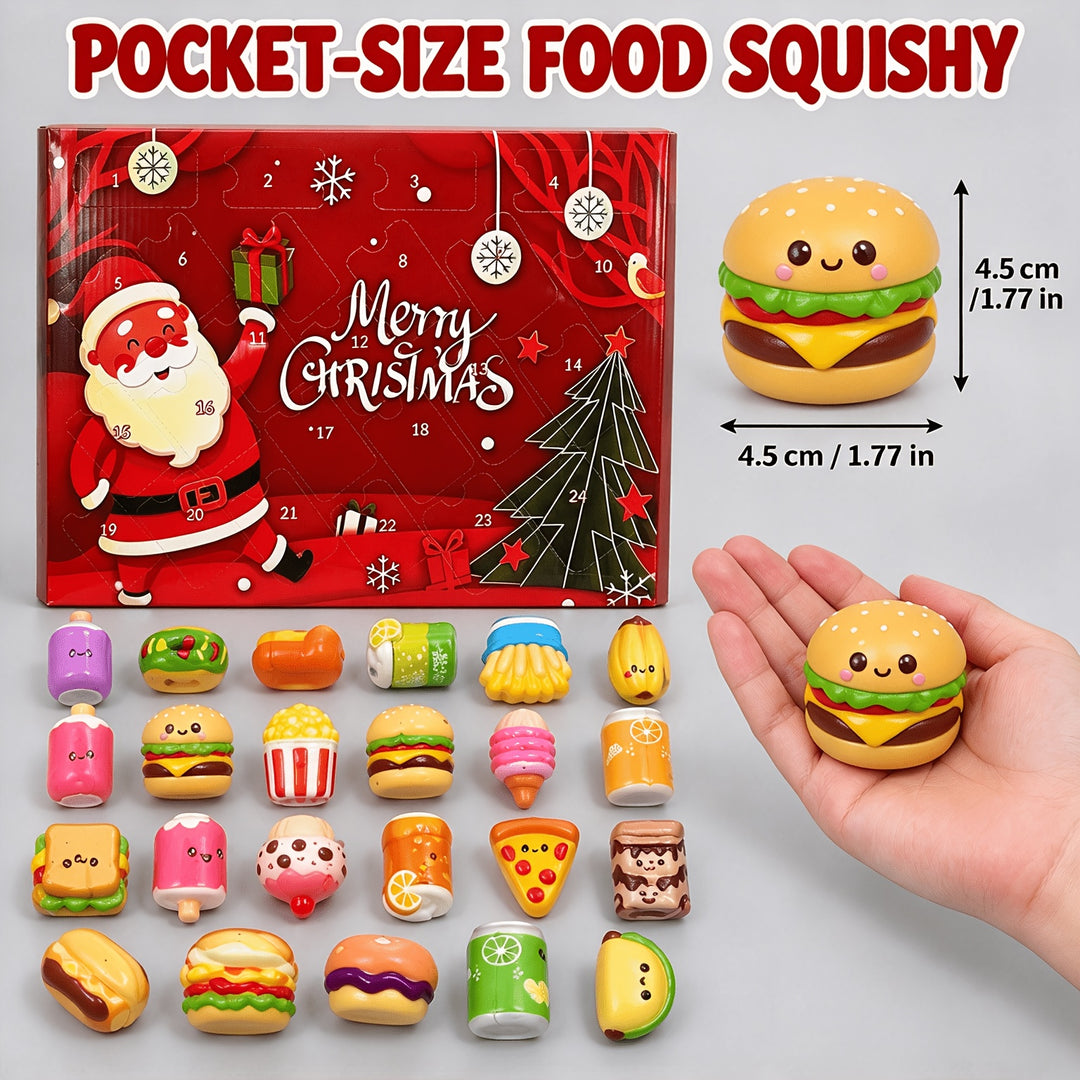 Christmas Squeeze Squishy Food Advent Calendar