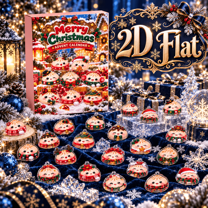24pcs Christmas Dumpling Acrylic Ornament Advent Calendar