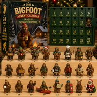 Bigfoot Advent Calendar Collectible Figures Set