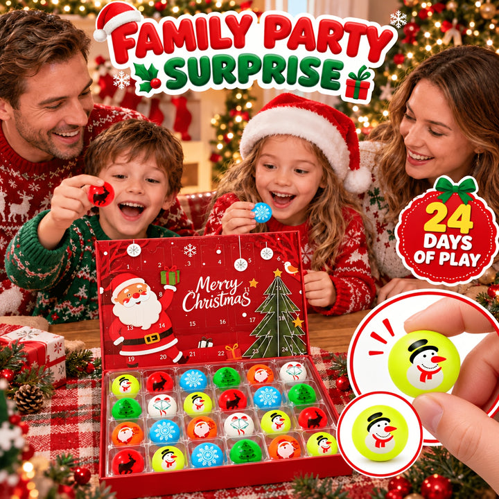 24pcs of Christmas Countdown Squishy Advent Calendar